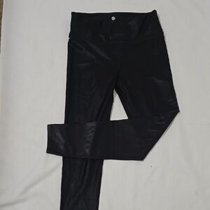 Noli Black High-Waisted Leggings size small